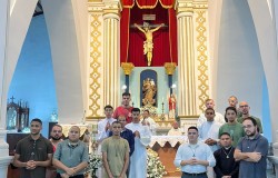 40 anos de Vida Religiosa Dom André e padre Dagnaldo.