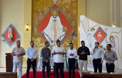 Frater João Batista, scj, Professa Votos Perpétuos na Casa Provincial