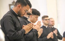 Frater João Batista, scj, Professa Votos Perpétuos na Casa Provincial
