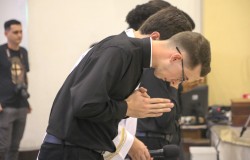 Frater João Batista, scj, Professa Votos Perpétuos na Casa Provincial