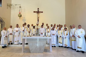 40 anos de Vida Religiosa Dom André e padre Dagnaldo.