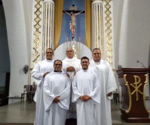 Posse de Pe. Carlos Fred, scj e renovação dos votos dos Fratres Luiz, Marlon, Ricardo e Rodrigo