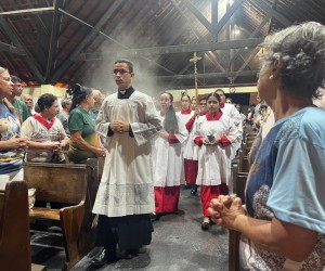 MISSA DOS SANTOS ARCANJOS NA PAROQUIA DO SAGRADO CORAÇÃO DE JESUS CAMRAGIBE 