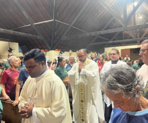 MISSA DOS SANTOS ARCANJOS NA PAROQUIA DO SAGRADO CORAÇÃO DE JESUS CAMRAGIBE 