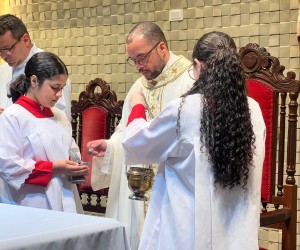 MISSA DOS SANTOS ARCANJOS NA PAROQUIA DO SAGRADO CORAÇÃO DE JESUS CAMRAGIBE 