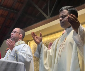MISSA DOS SANTOS ARCANJOS NA PAROQUIA DO SAGRADO CORAÇÃO DE JESUS CAMRAGIBE 