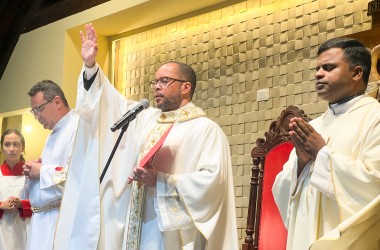 Paróquia do Sagrado Coração de Jesus celebra pela primeira vez a festa dos Santos Arcanjos