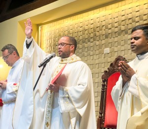 Paróquia do Sagrado Coração de Jesus celebra pela primeira vez a festa dos Santos Arcanjos