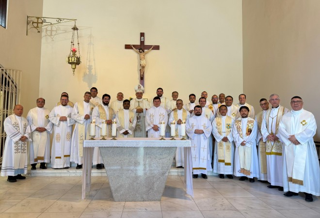 Missa em Ação de Graças celebra 40 anos de Vida Religiosa de Dom André Vital, scj, e Padre Dagnaldo Alexandre, scj